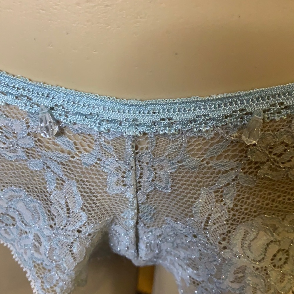 VINTAGE "RARE" CHANTEL THOMASS FOR VICTORIA'S SECRET 3 PIECE LINGERIE SET - Picture 13 of 16